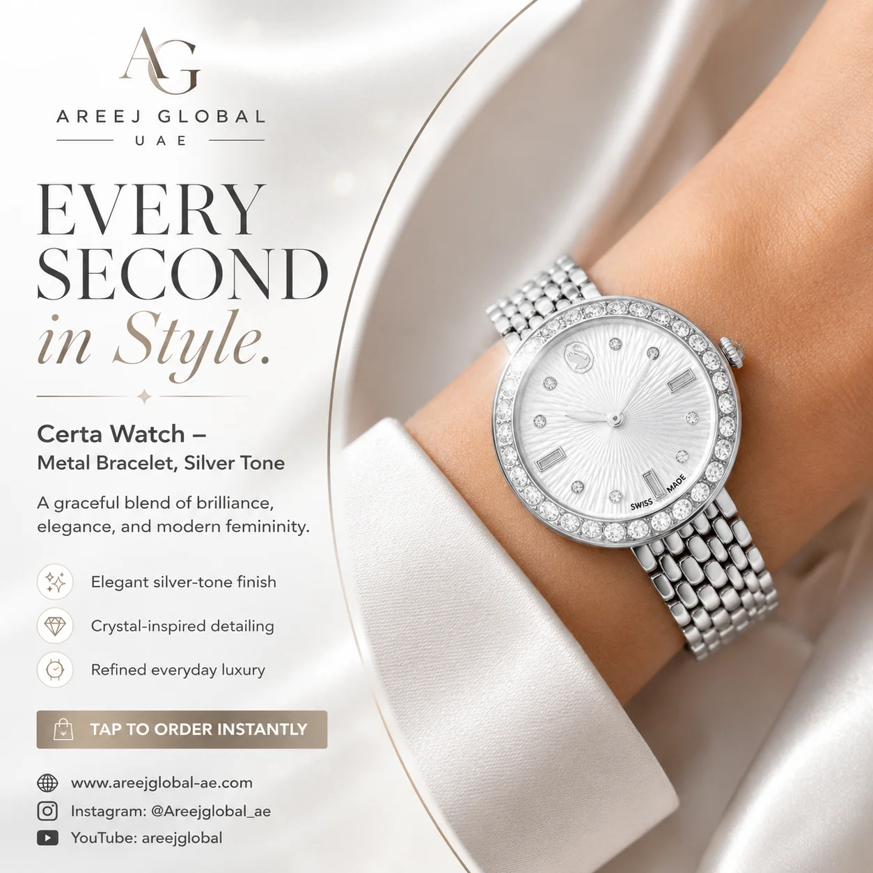 Areej Global Matrix tennis bracelet creative